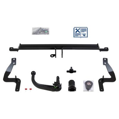 WESTFALIA Anhängevorrichtung für BJ 2013 - 2019 abnehmbar, E-Satz TRAIL-TEC, Anhängerkupplung, Anhängerkupplung24