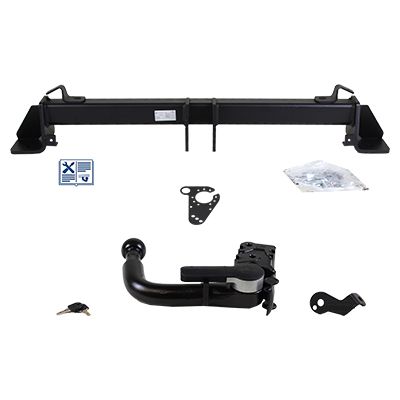 GDW Anhängevorrichtung für BJ 2008 - 2015 abnehmbar, E-Satz TRAIL-TEC, Anhängerkupplung, Anhängerkupplung24