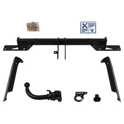 AUTO-HAK Anhängevorrichtung für BJ 2012 - 2015 abnehmbar, E-Satz TRAIL-TEC, Anhängerkupplung, Anhängerkupplung24