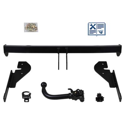 AUTO-HAK Anhängevorrichtung für BJ 2005 - 2013 abnehmbar, E-Satz TRAIL-TEC, Anhängerkupplung, Anhängerkupplung24