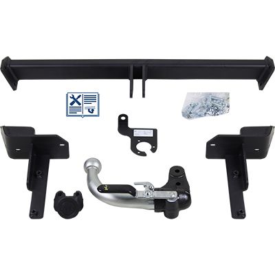 GDW Anhängevorrichtung für BJ 2015 abnehmbar, E-Satz TRAIL-TEC, Anhängerkupplung, Anhängerkupplung24