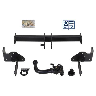 AUTO-HAK Anhängevorrichtung für BJ 2014 - 2018 abnehmbar, E-Satz TRAIL-TEC, Anhängerkupplung, Anhängerkupplung24