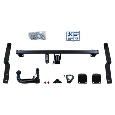 ORIS Anhängevorrichtung für BJ 2008 - 2015 abnehmbar, E-Satz TRAIL-TEC, Anhängerkupplung, Anhängerkupplung24