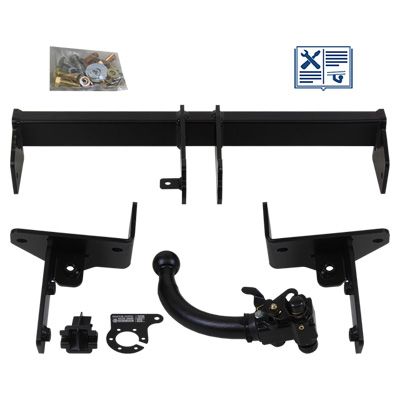 AUTO-HAK Anhängevorrichtung für BJ 2016 - 2020 abnehmbar, E-Satz TRAIL-TEC, Anhängerkupplung, Anhängerkupplung24