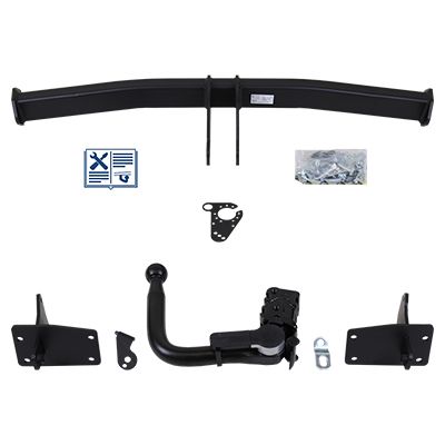 GDW Anhängevorrichtung für BJ 2011 - 2018 abnehmbar, E-Satz TRAIL-TEC, Anhängerkupplung, Anhängerkupplung24