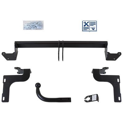 HAK-POL Anhängevorrichtung für BJ 2013 - 2021 starr, E-Satz TRAIL-TEC, Anhängerkupplung, Anhängerkupplung24