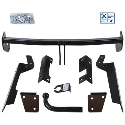 HAK-POL Anhängevorrichtung für BJ 2012 - 2019 starr, E-Satz TRAIL-TEC, Anhängerkupplung, Anhängerkupplung24