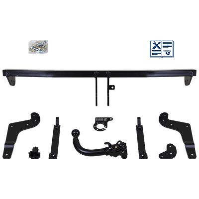 AUTO-HAK Anhängevorrichtung für BJ 2016 abnehmbar, E-Satz TRAIL-TEC, Anhängerkupplung, Anhängerkupplung24