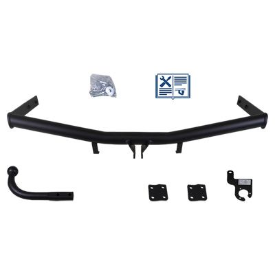 GDW Anhängevorrichtung für BJ 2001 - 2005 starr, E-Satz TRAIL-TEC, Anhängerkupplung, Anhängerkupplung24