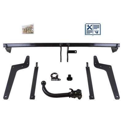 AUTO-HAK Anhängevorrichtung für BJ 2016 - 2022 abnehmbar, E-Satz TRAIL-TEC, Anhängerkupplung, Anhängerkupplung24