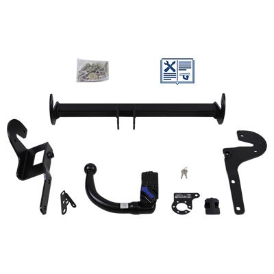 AUTO-HAK Anhängevorrichtung für BJ 2010 - 2020 abnehmbar, E-Satz TRAIL-TEC, Anhängerkupplung, Anhängerkupplung24