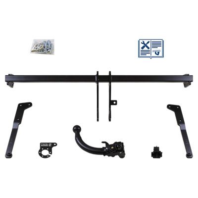 AUTO-HAK Anhängevorrichtung für BJ 2015 abnehmbar, E-Satz TRAIL-TEC, Anhängerkupplung, Anhängerkupplung24