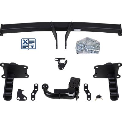 GDW Anhängevorrichtung für BJ 2017 abnehmbar, E-Satz TRAIL-TEC, Anhängerkupplung, Anhängerkupplung24