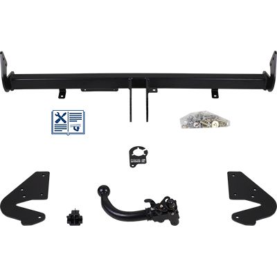 AUTO-HAK Anhängevorrichtung für BJ 2018 abnehmbar, E-Satz TRAIL-TEC, Anhängerkupplung, Anhängerkupplung24