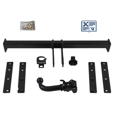 AUTO-HAK Anhängevorrichtung für BJ 2007 - 2016 abnehmbar, E-Satz TRAIL-TEC, Anhängerkupplung, Anhängerkupplung24