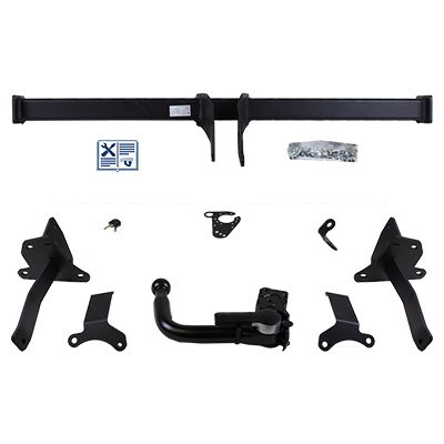 GDW Anhängevorrichtung für BJ 2018 abnehmbar, E-Satz TRAIL-TEC, Anhängerkupplung, Anhängerkupplung24