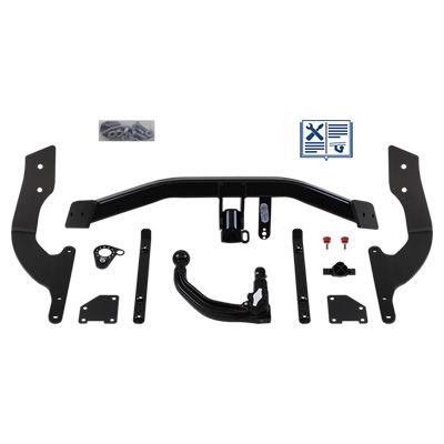 ORIS Anhängevorrichtung für BJ 2016 - 2023 abnehmbar, E-Satz TRAIL-TEC, Anhängerkupplung, Anhängerkupplung24