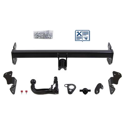 ORIS Anhängevorrichtung für BJ 2010 abnehmbar, E-Satz TRAIL-TEC, Anhängerkupplung, Anhängerkupplung24