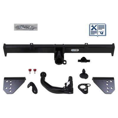 ORIS Anhängevorrichtung für BJ 2011 - 2020 abnehmbar, E-Satz TRAIL-TEC, Anhängerkupplung, Anhängerkupplung24