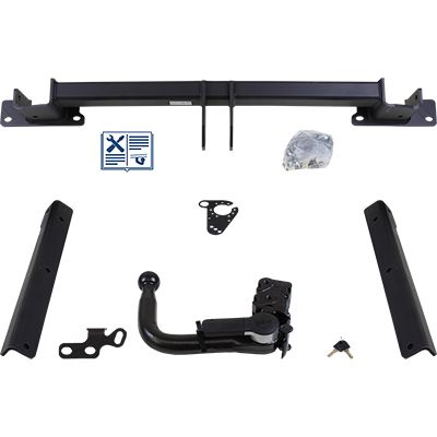 GDW Anhängevorrichtung für BJ 2013 - 2019 abnehmbar, E-Satz TRAIL-TEC, Anhängerkupplung, Anhängerkupplung24