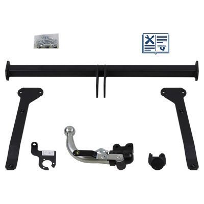 GDW Anhängevorrichtung für BJ 2014 abnehmbar, E-Satz TRAIL-TEC, Anhängerkupplung, Anhängerkupplung24