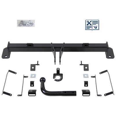 ORIS Anhängevorrichtung für BJ 2009 - 2017 starr, E-Satz TRAIL-TEC, Anhängerkupplung, Anhängerkupplung24