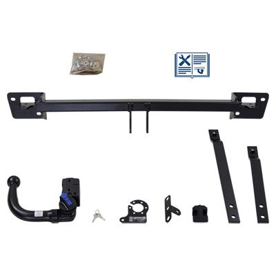 AUTO-HAK Anhängevorrichtung für BJ 2008 - 2018 abnehmbar, E-Satz TRAIL-TEC, Anhängerkupplung, Anhängerkupplung24