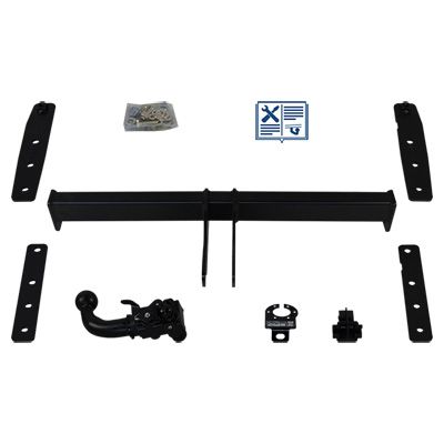 AUTO-HAK Anhängevorrichtung für BJ 2008 - 2017 abnehmbar, E-Satz TRAIL-TEC, Anhängerkupplung, Anhängerkupplung24