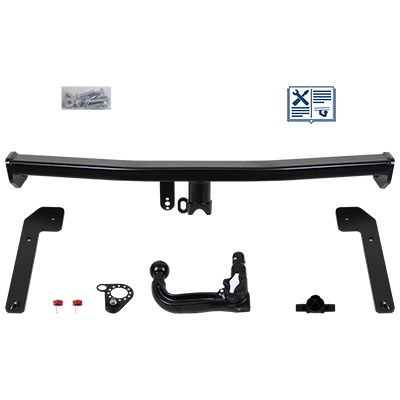 ORIS Anhängevorrichtung für BJ 2013 - 2020 abnehmbar, E-Satz TRAIL-TEC, Anhängerkupplung, Anhängerkupplung24