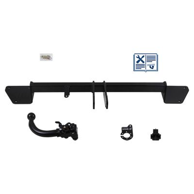 AUTO-HAK Anhängevorrichtung für BJ 2010 - 2016 abnehmbar, E-Satz TRAIL-TEC, Anhängerkupplung, Anhängerkupplung24