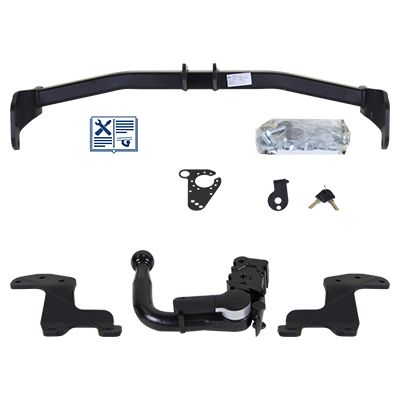 GDW Anhängevorrichtung für BJ 2016 - 2019 abnehmbar, E-Satz ECS, Anhängerkupplung, Anhängerkupplung24