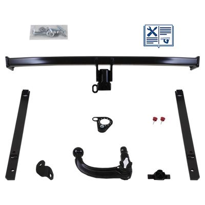 ORIS Anhängevorrichtung für BJ 2015 - 2018 abnehmbar, E-Satz TRAIL-TEC, Anhängerkupplung, Anhängerkupplung24