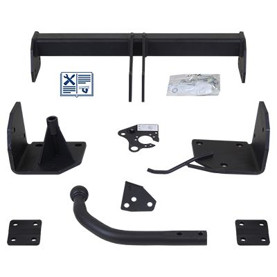 GDW Anhängevorrichtung für BJ 2006 - 2013 starr, E-Satz TRAIL-TEC, Anhängerkupplung, Anhängerkupplung24