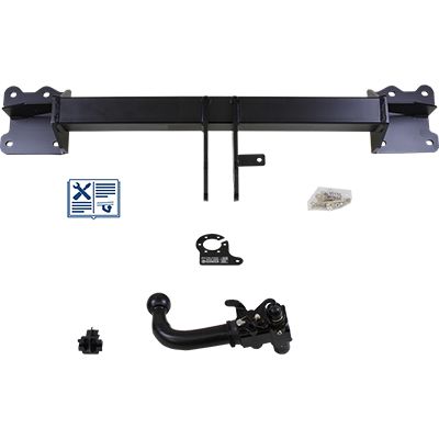 AUTO-HAK Anhängevorrichtung für BJ 2017 - 2023 abnehmbar, E-Satz TRAIL-TEC, Anhängerkupplung, Anhängerkupplung24