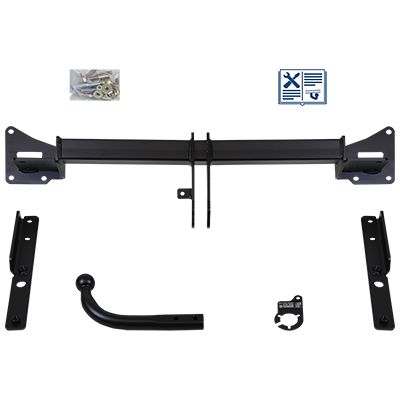 AUTO-HAK Anhängevorrichtung für BJ 2017 starr, E-Satz TRAIL-TEC, Anhängerkupplung, Anhängerkupplung24