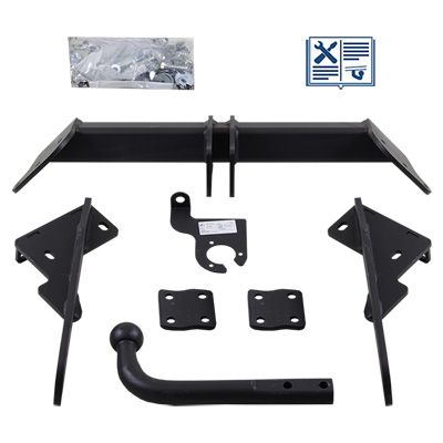 GDW Anhängevorrichtung für BJ 2015 - 2022 starr, E-Satz TRAIL-TEC, Anhängerkupplung, Anhängerkupplung24