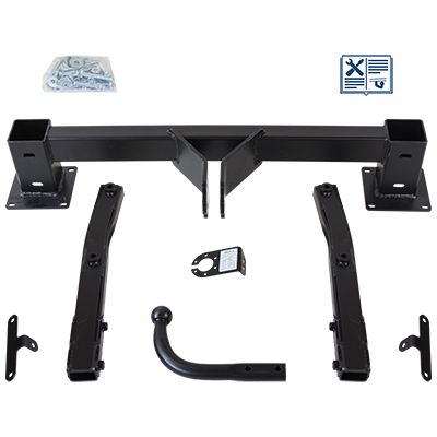 HAK-POL Anhängevorrichtung für BJ 2005 - 2011 starr, E-Satz TRAIL-TEC, Anhängerkupplung, Anhängerkupplung24