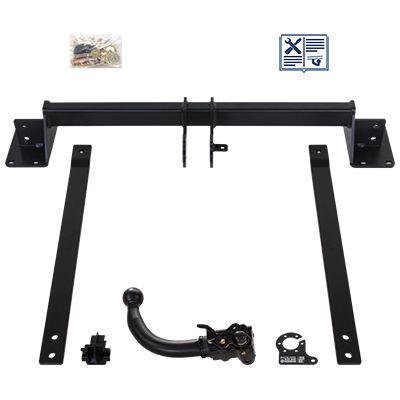 AUTO-HAK Anhängevorrichtung für BJ 2016 - 2022 abnehmbar, E-Satz TRAIL-TEC, Anhängerkupplung, Anhängerkupplung24