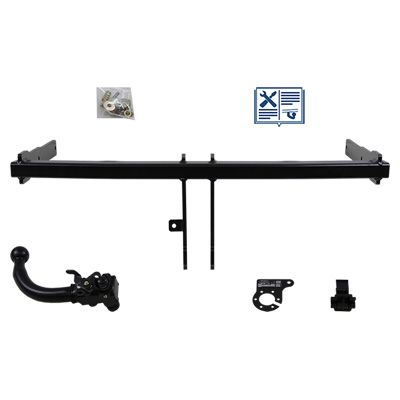 AUTO-HAK Anhängevorrichtung für BJ 2010 - 2018 abnehmbar, E-Satz TRAIL-TEC, Anhängerkupplung, Anhängerkupplung24