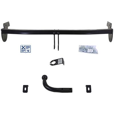 HAK-POL Anhängevorrichtung für BJ 2009 starr, E-Satz TRAIL-TEC, Anhängerkupplung, Anhängerkupplung24