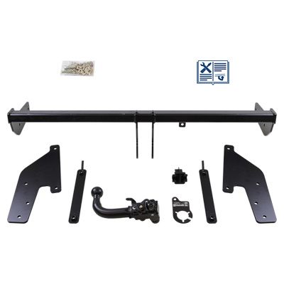 AUTO-HAK Anhängevorrichtung für BJ 2015 - 2023 abnehmbar, E-Satz TRAIL-TEC, Anhängerkupplung, Anhängerkupplung24