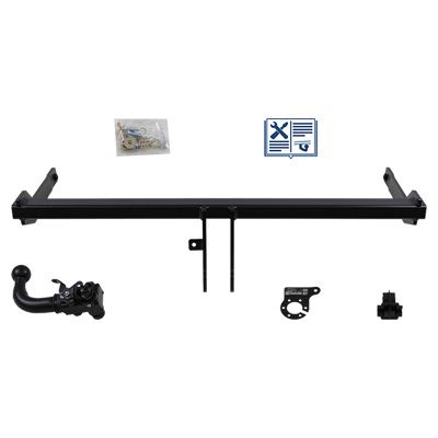 AUTO-HAK Anhängevorrichtung für BJ 2014 - 2018 abnehmbar, E-Satz TRAIL-TEC, Anhängerkupplung, Anhängerkupplung24