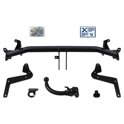 AUTO-HAK Anhängevorrichtung für BJ 2014 - 2021 abnehmbar, E-Satz TRAIL-TEC, Anhängerkupplung, Anhängerkupplung24