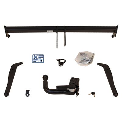 GDW Anhängevorrichtung für BJ 2019 abnehmbar, E-Satz TRAIL-TEC, Anhängerkupplung, Anhängerkupplung24