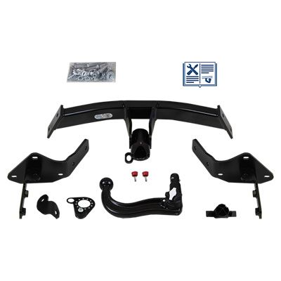 ORIS Anhängevorrichtung für BJ 2014 - 2020 abnehmbar, E-Satz TRAIL-TEC, Anhängerkupplung, Anhängerkupplung24