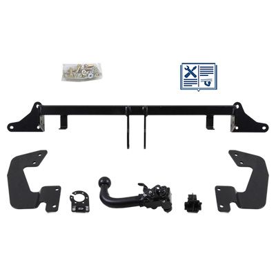 AUTO-HAK Anhängevorrichtung für BJ 2014 - 2023 abnehmbar, E-Satz TRAIL-TEC, Anhängerkupplung, Anhängerkupplung24