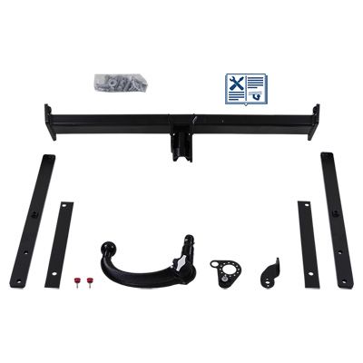 ORIS Anhängevorrichtung für BJ 2013 - 2019 abnehmbar, E-Satz TRAIL-TEC, Anhängerkupplung, Anhängerkupplung24